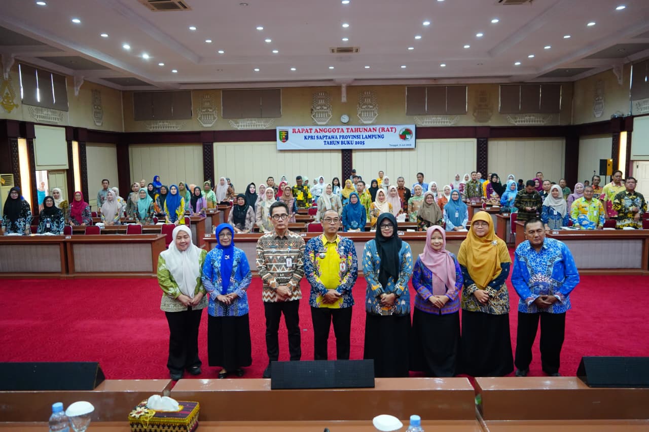 RAT KPRI Saptawa Tahun Buku 2025, Pemprov Lampung Dorong Penguatan Koperasi yang Profesional, Sehat, dan Mandiri